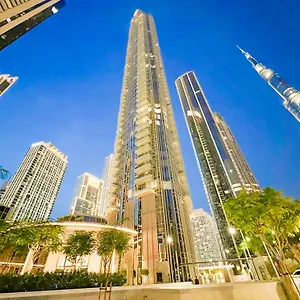  شقة Downtown Luxury - Stunning Burj Khalifa & Sea View - 5 Minutes Walk To Mall الإمارات العربية المتحدة